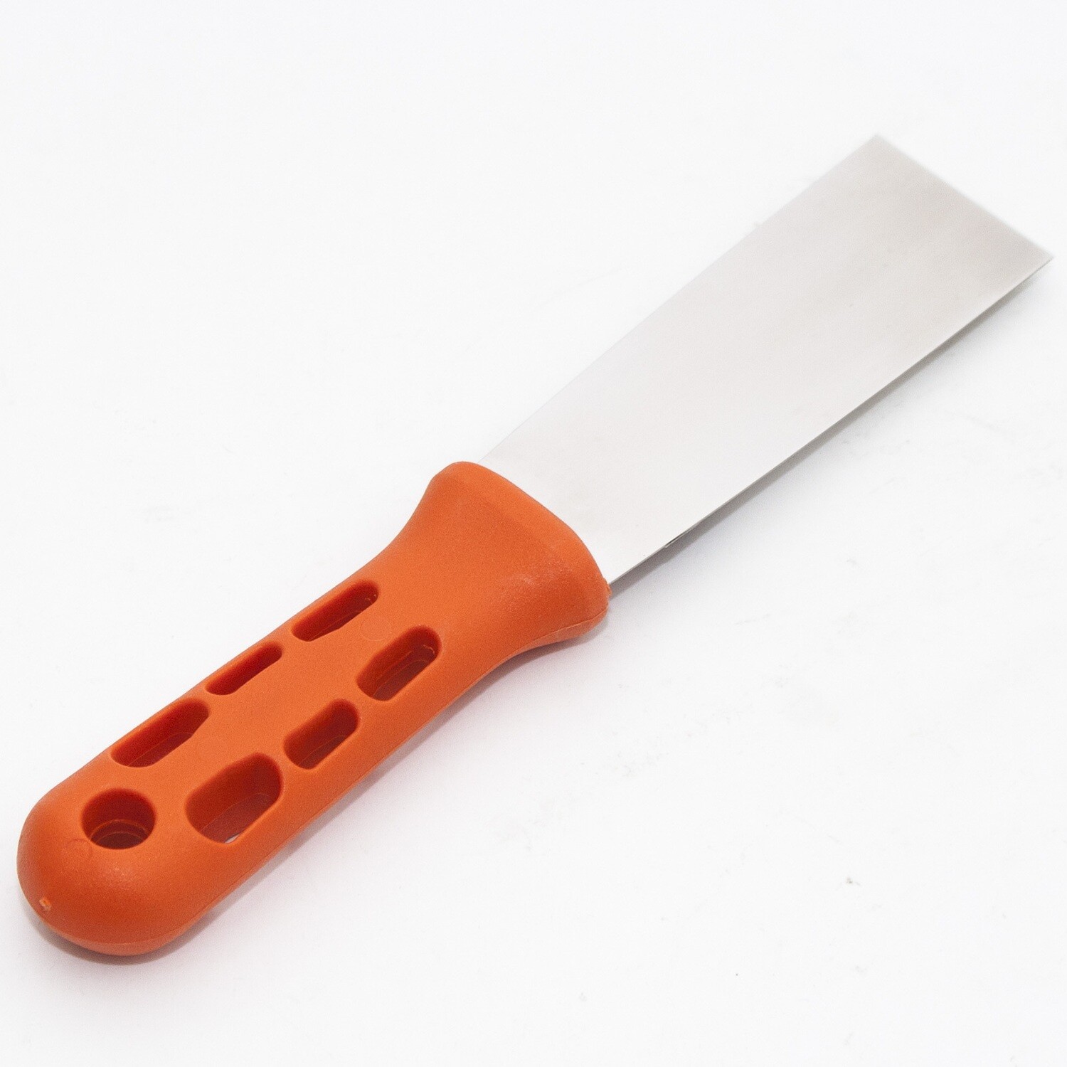40 mm Spachtel Rostfreies Edelstahl 0,6 mm orange Kunststoff