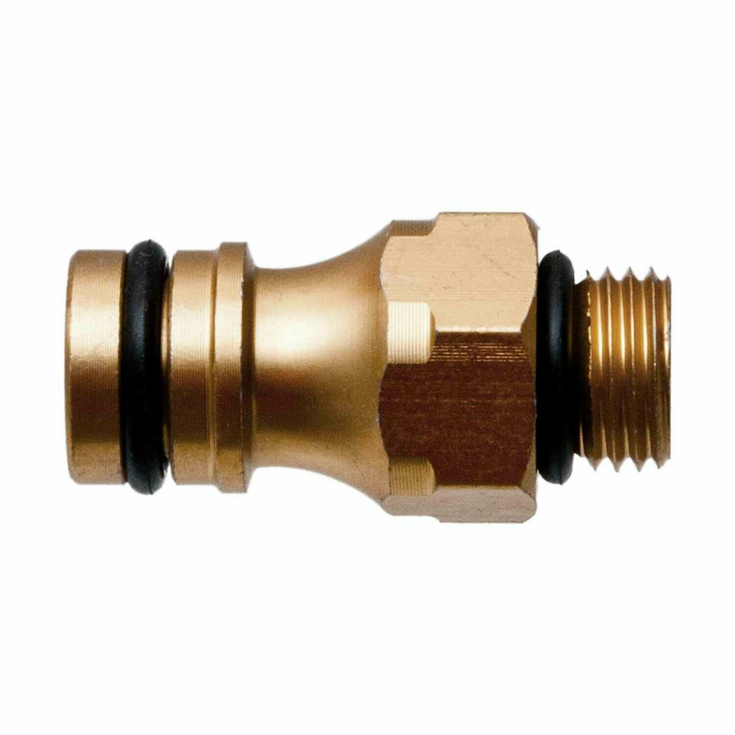 Schnellkupplung Messing Schlauchkupplung mit Gewinde 1/2" für Gartenschlauch