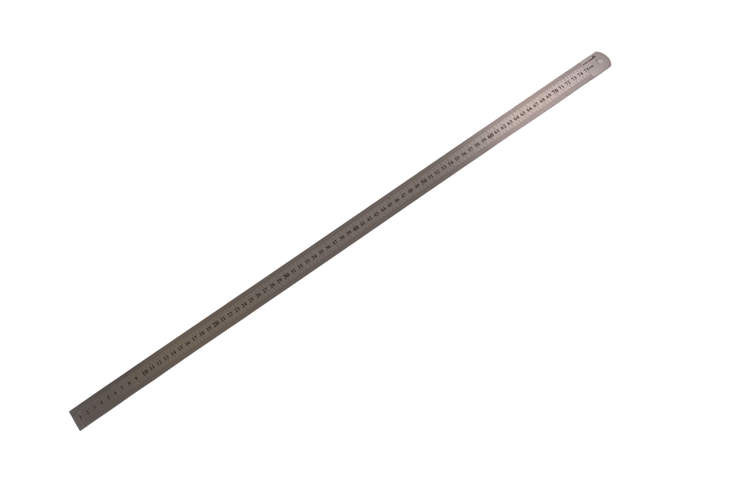 75 cm 30 Zoll Stahllineal Stahlmaßstab Metalllineal Lineal 750mm Werkstattlineal