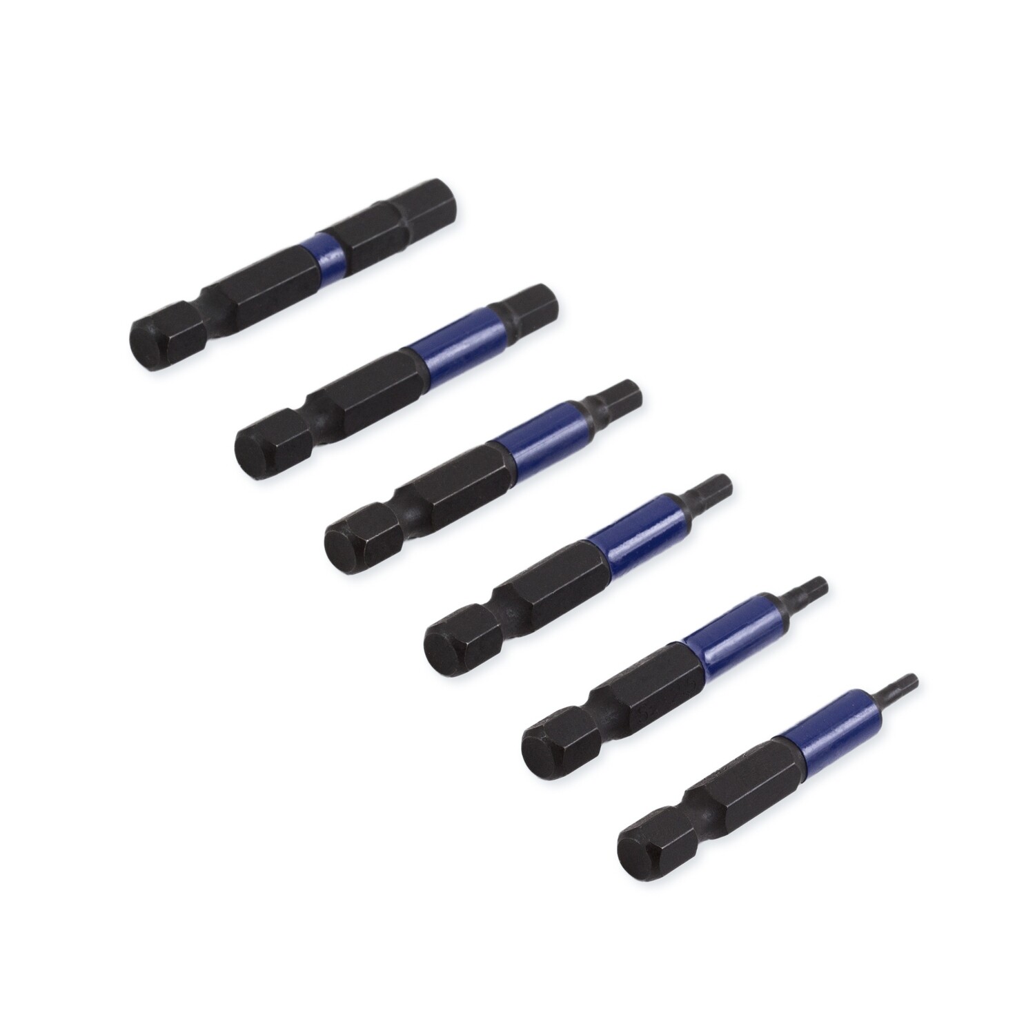 6 x HEX x 50 mm 1/4" TiN Bit Schrauberbit hexagonal H2, H3, H4, H5, H6, H8