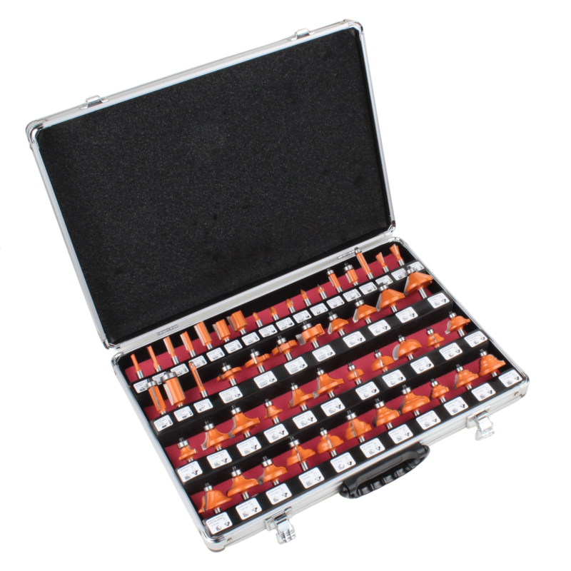 HM Fräsersatz 51 tgl Schaft 8 mm Nutfräser Fräser Holzfräser Oberfräser Set