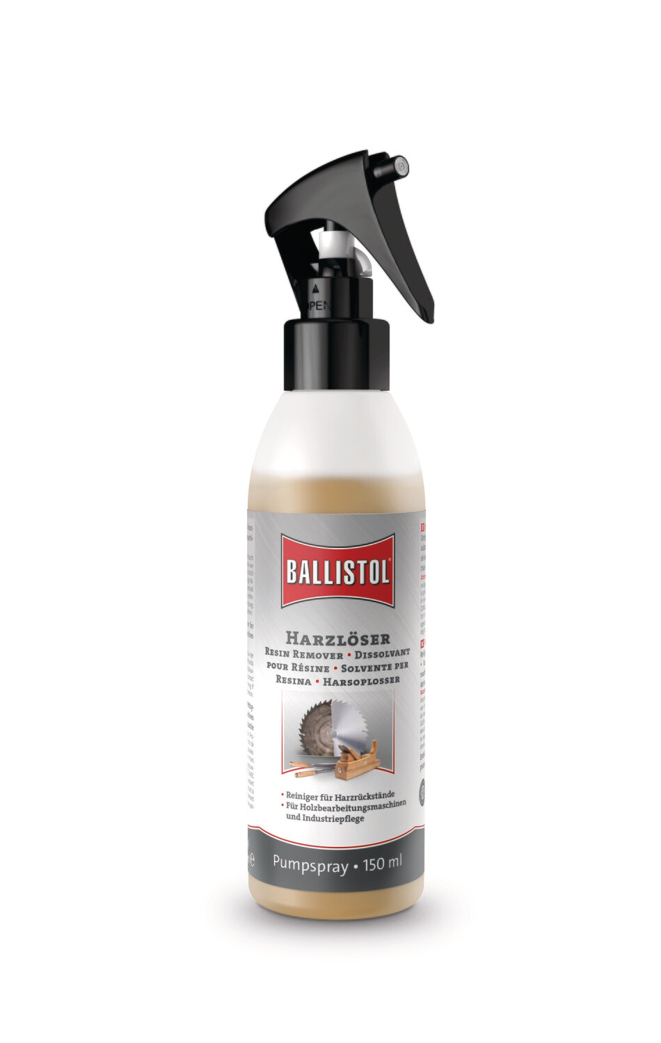 BALLISTOL Reiniger für Motorsägen 150ml Harzlöser Kettensägenreiniger Fettlöser