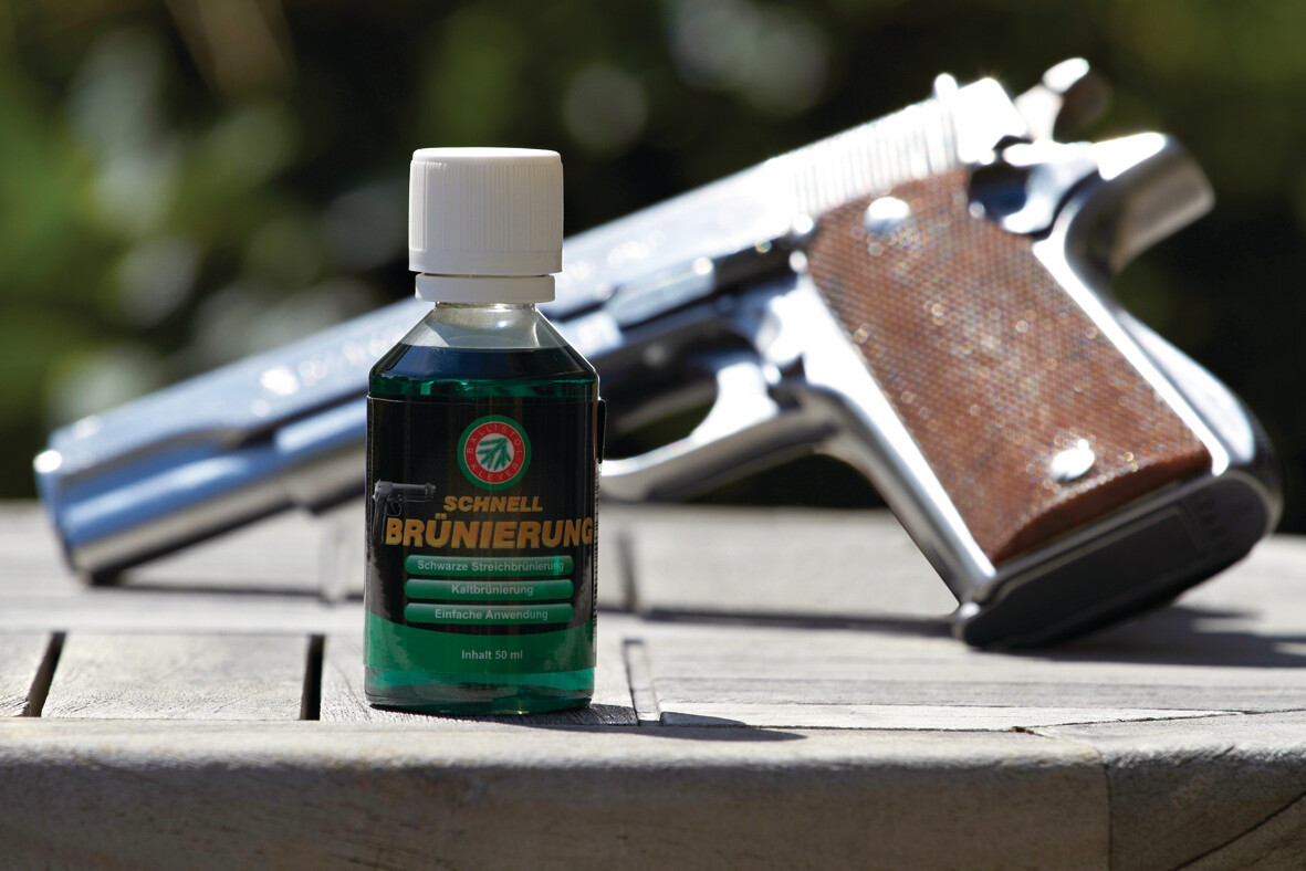 Ballistol Aluminium Schnellbrünierung 50ml Waffen Brünierung flüssig schwarz Kaltbrünierung