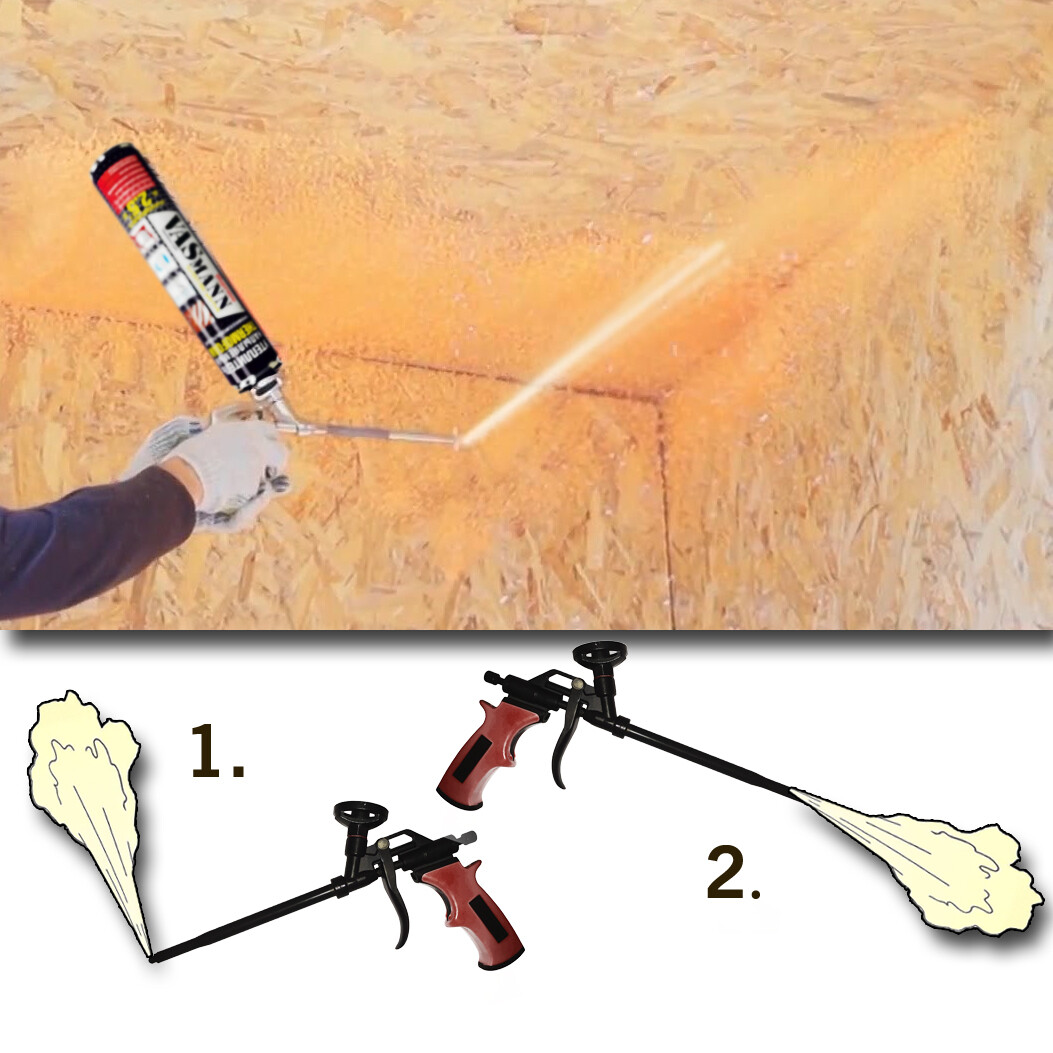 Sprühdämmung Fassadendämmung Dachdämmung Perimeterdämmung Kellerdeckendämmung Zwischensparrendämmung Effektive Wärmedämmung EPS / XPS Dämmung (12 (30m2))