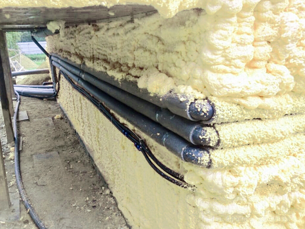 Sprühdämmung Fassadendämmung Dachdämmung Perimeterdämmung Kellerdeckendämmung Zwischensparrendämmung Effektive Wärmedämmung EPS / XPS Dämmung (12 (30m2))