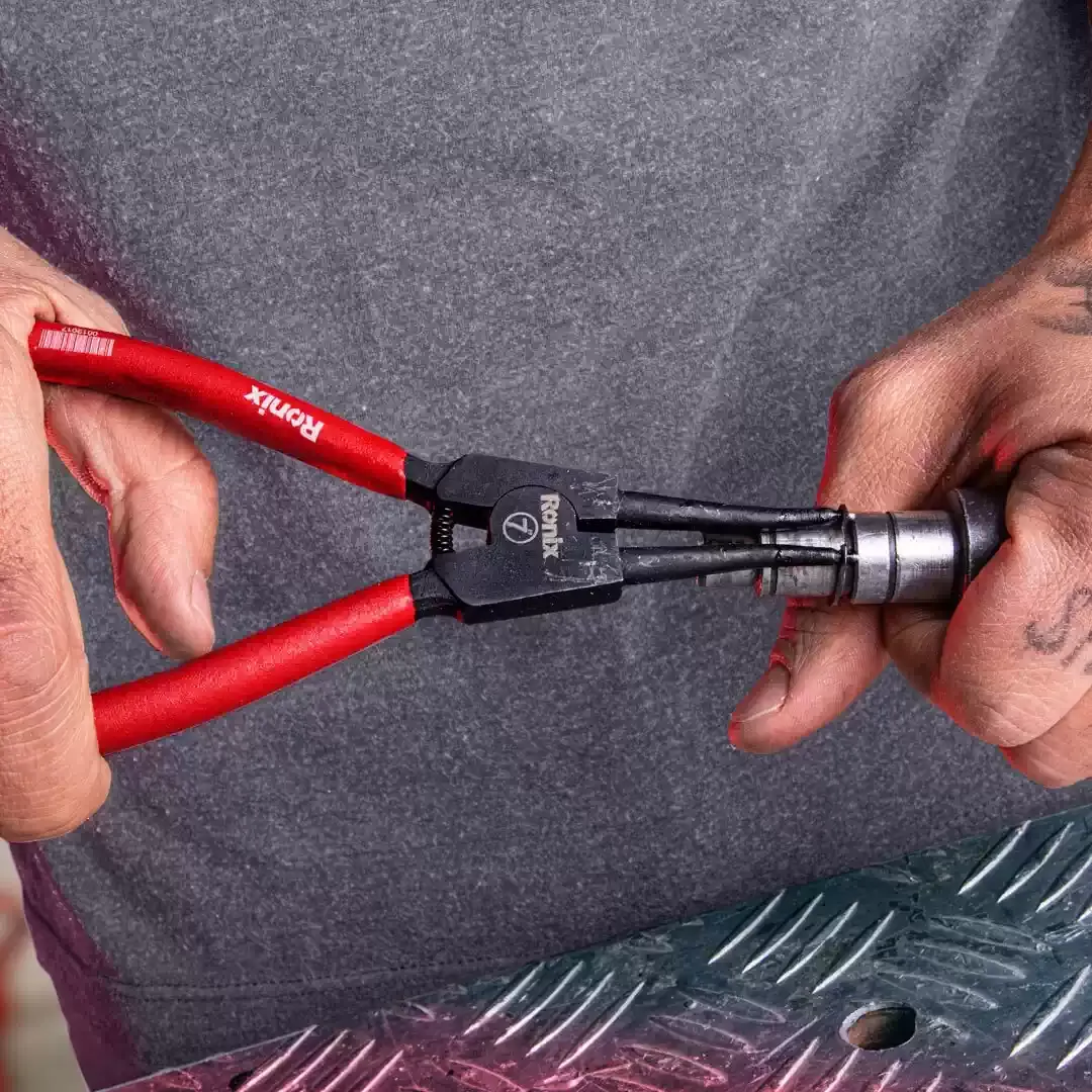 Sprengringzange 180 mm Zangen für Wellensicherungsringe Wellenringe gerade