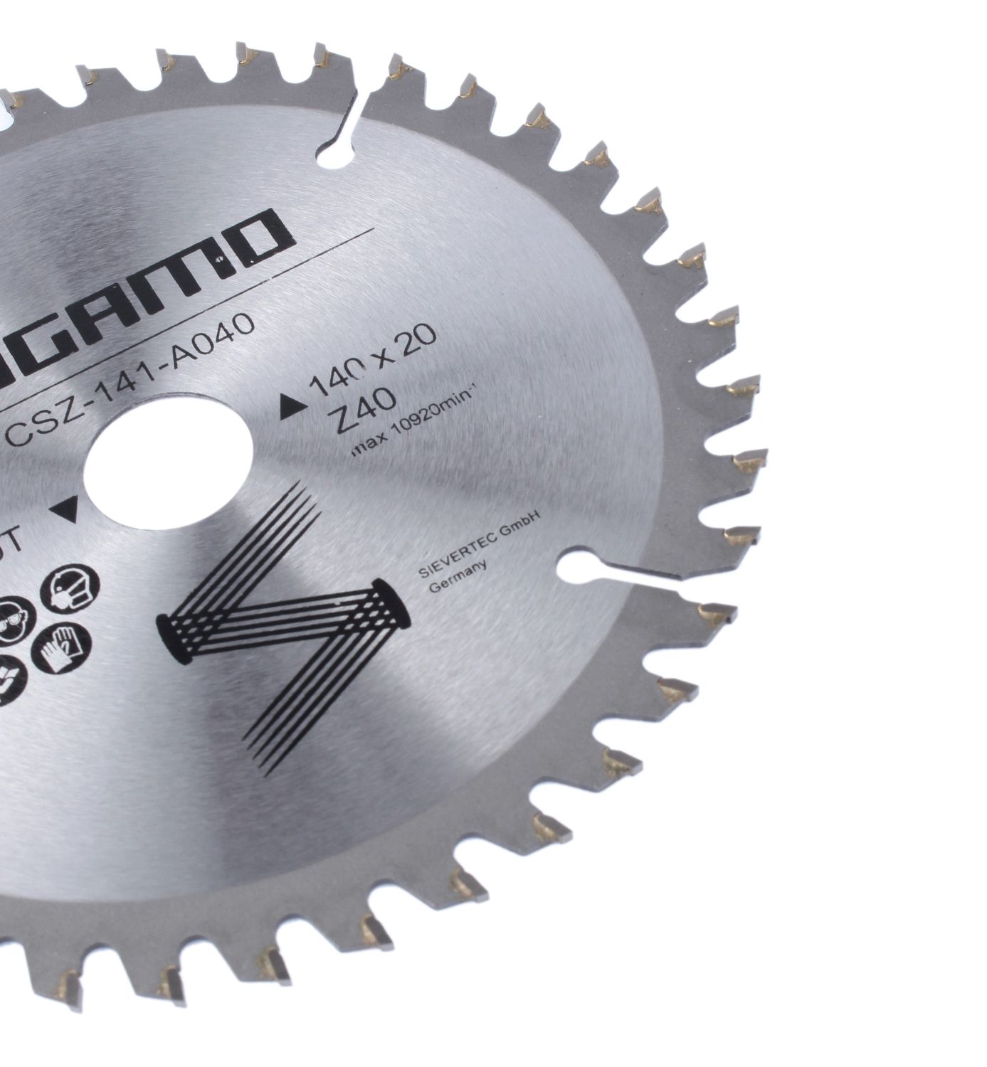 HM Kreissägeblatt Ø 140 x 20 / 16 mm 40 Zähne Sägeblatt für Hartholz Spannplatte