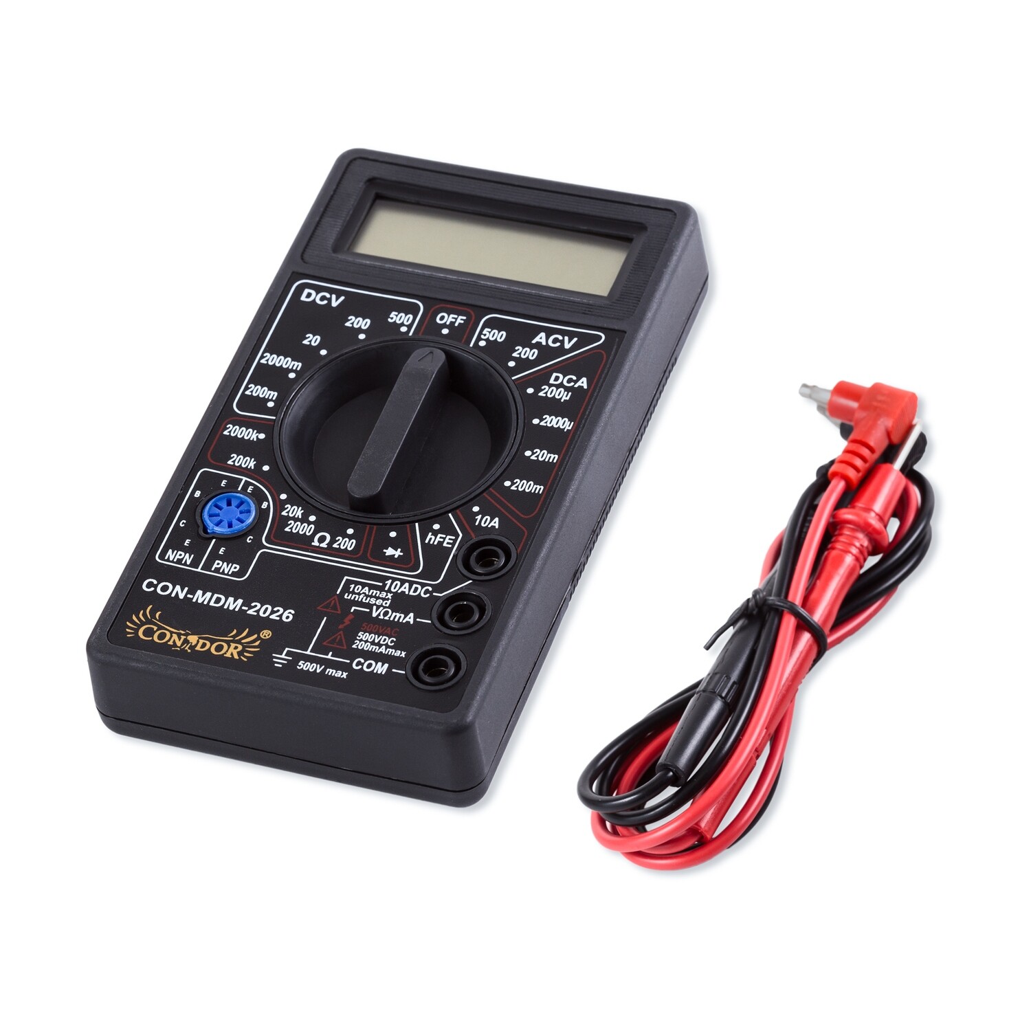 Digital LCD Multimeter Strommesser Voltmeter Strom Messgerät AC DC Amperemeter