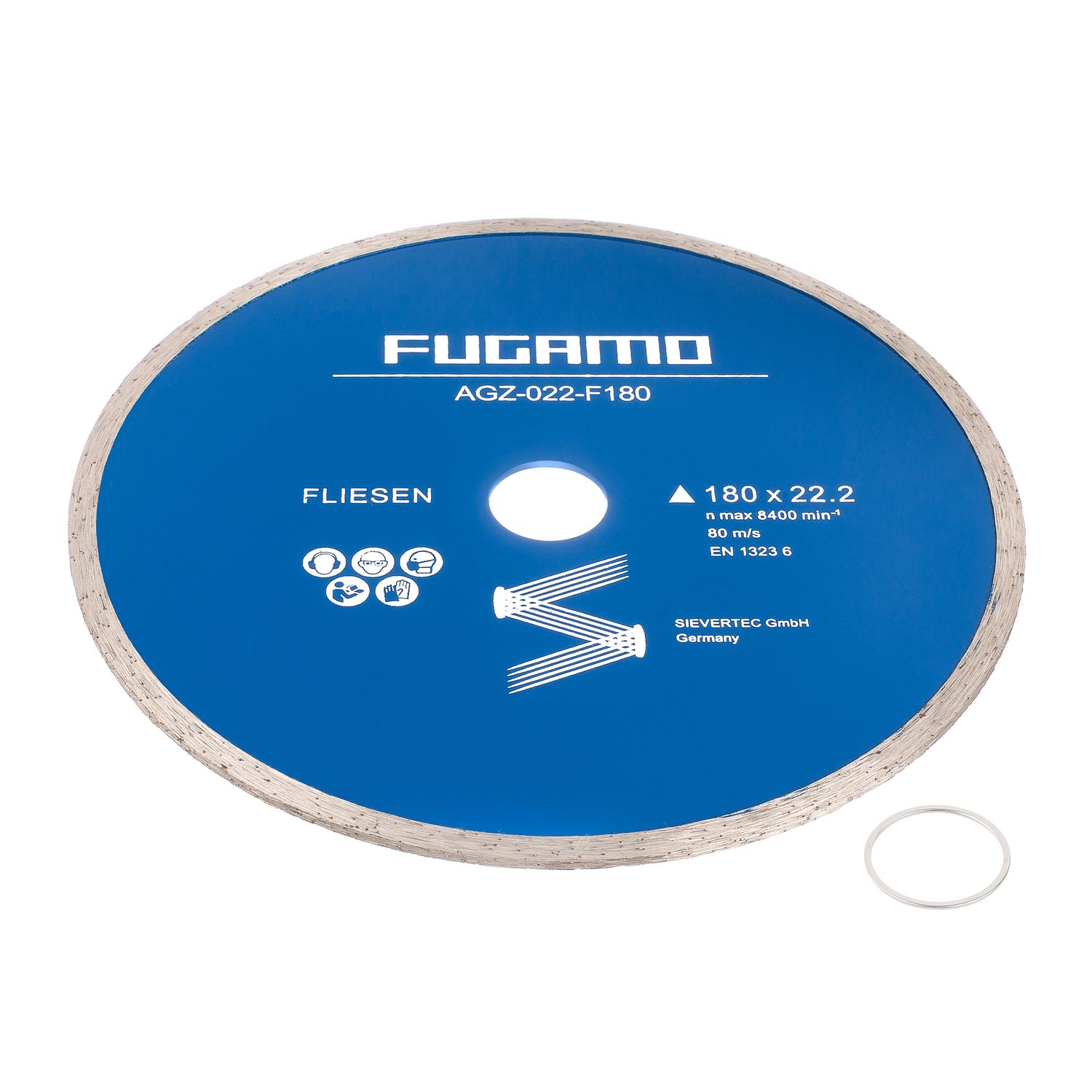 Fliesen Ø 180 x 22,2 mm Diamanttrennscheibe Trennscheibe Tiles Keramik