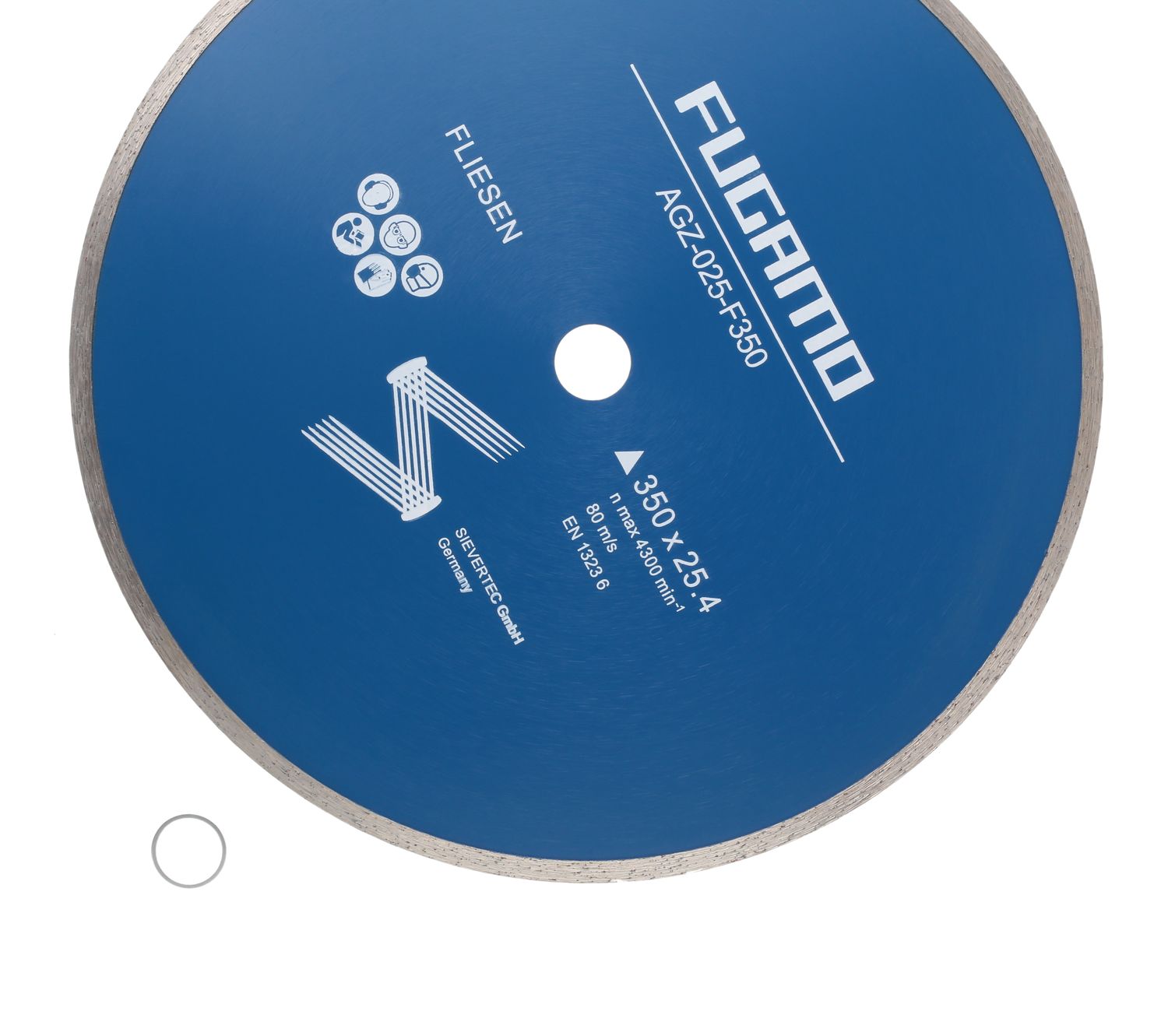 Fliesen Ø 350 x 25,4 mm Diamanttrennscheibe Trennscheibe Tiles Keramik