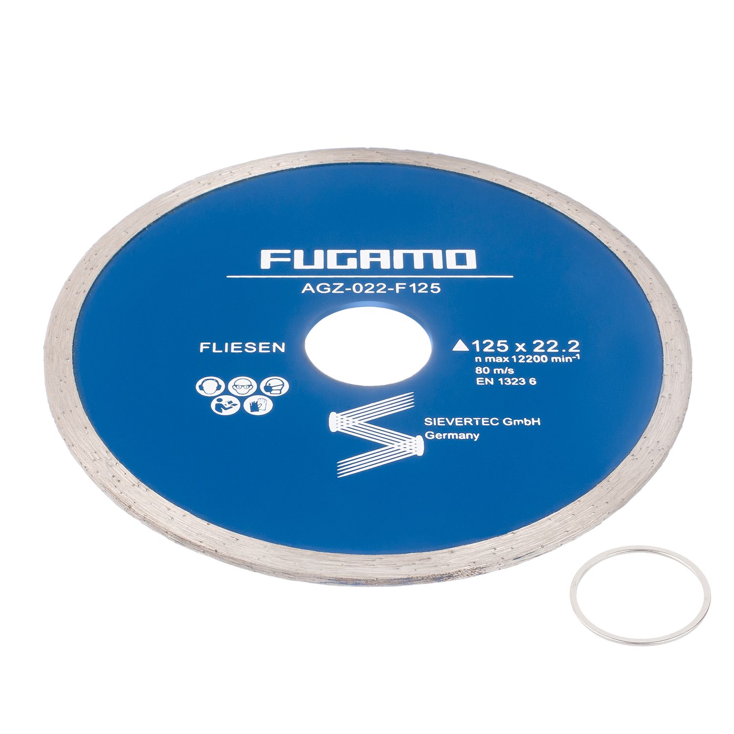 Fliesen Ø 125 x 22,2 mm Diamanttrennscheibe Trennscheibe Tiles Keramik