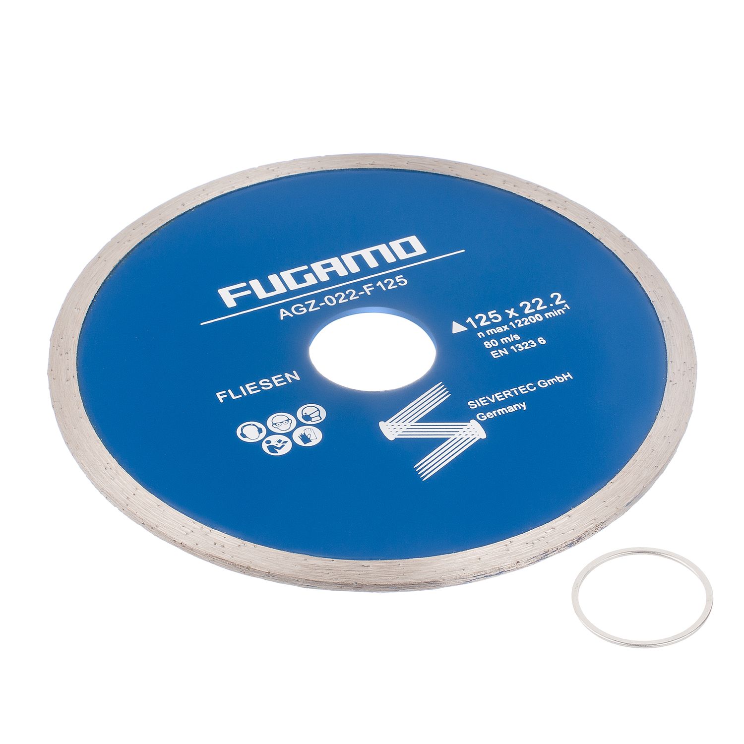 Fliesen Ø 125 x 22,2 mm Diamanttrennscheibe Trennscheibe Tiles Keramik
