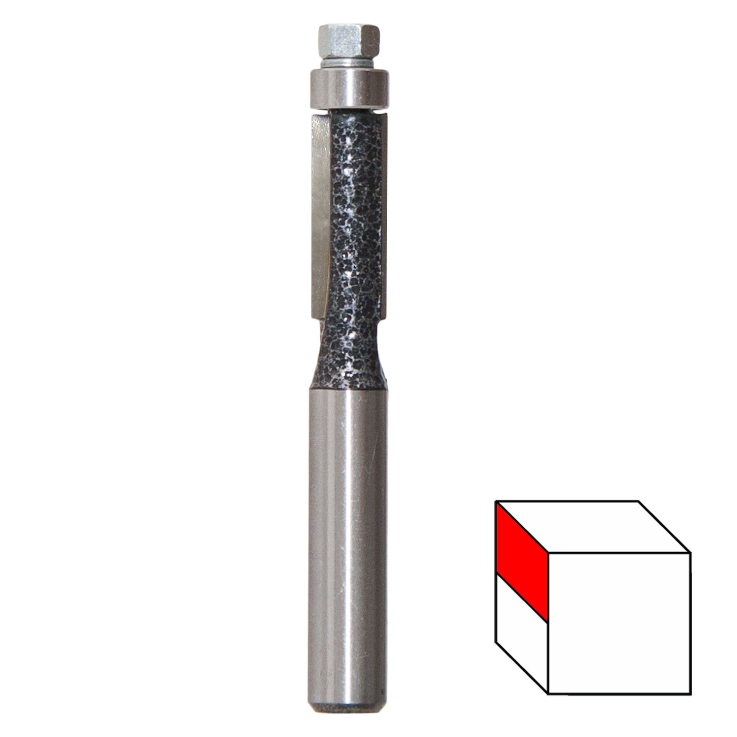 HM Bündigfräser Ø 8 mm Schaft 8 mm Nutenfräser Kopierfräser Holzfraeser