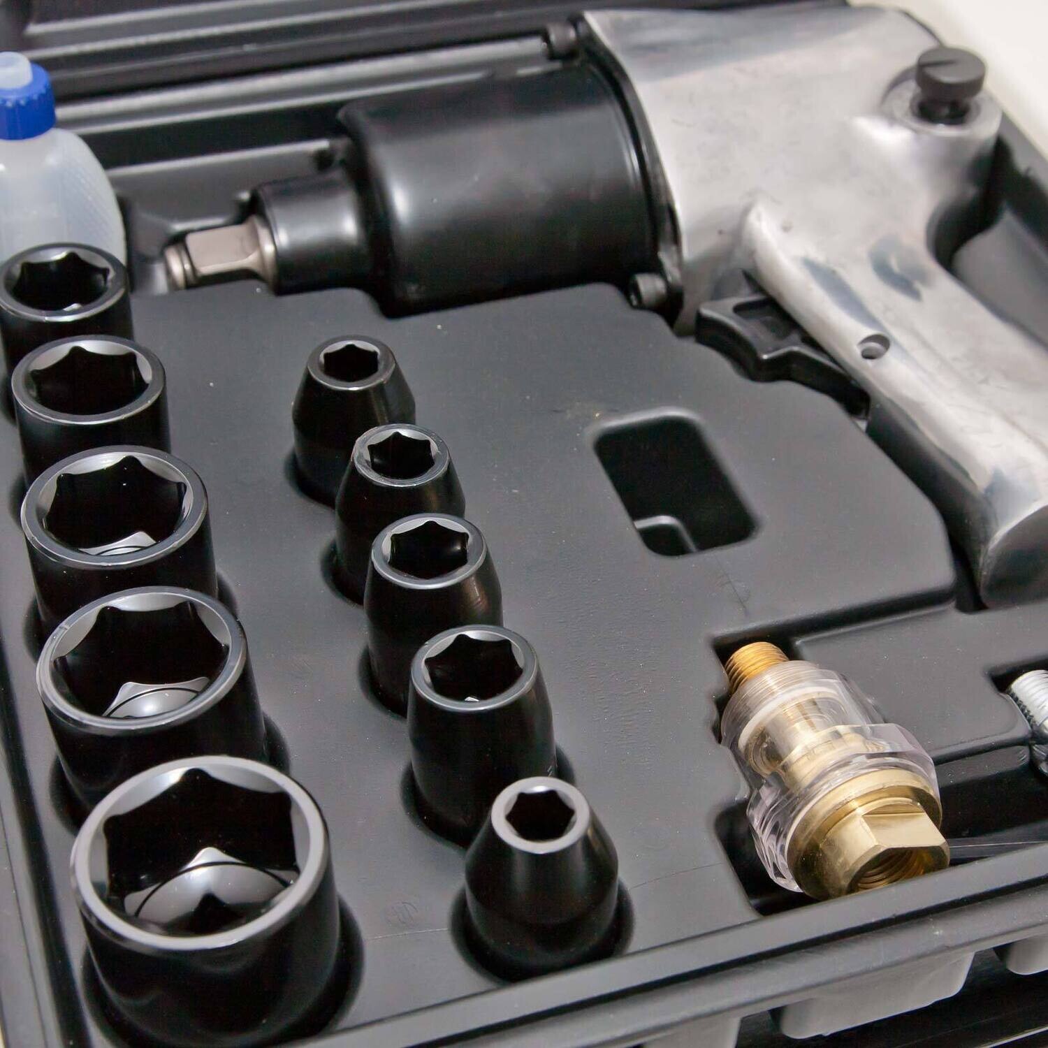 Druckluft Schlagschrauber 17-teiliges SET Schlagschraubersatz 576 Nm 1/2"