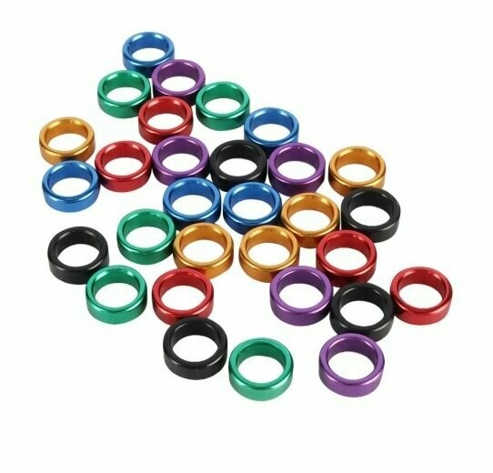 10 bagues fermées 7.5 mm de diamètre 10 bagues fermées 7.5 mm de diamètre