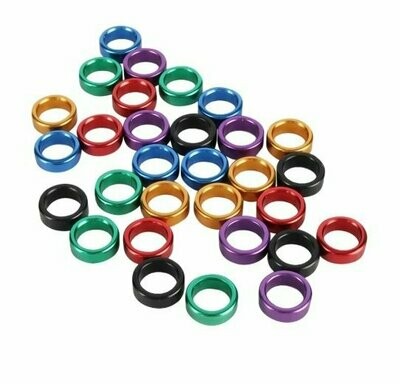10 bagues fermées 7.5 mm de diamètre 10 bagues fermées 7.5 mm de diamètre