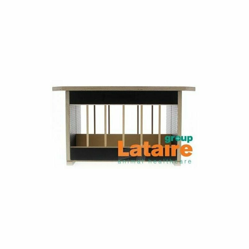 Table En Bois Pour Abreuvoir + Mangeoire À Grit - 42x30 Cm