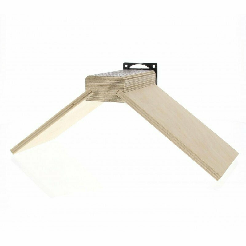 Perchoir En Bois Avec Système De Fixation Tournante (M+F)