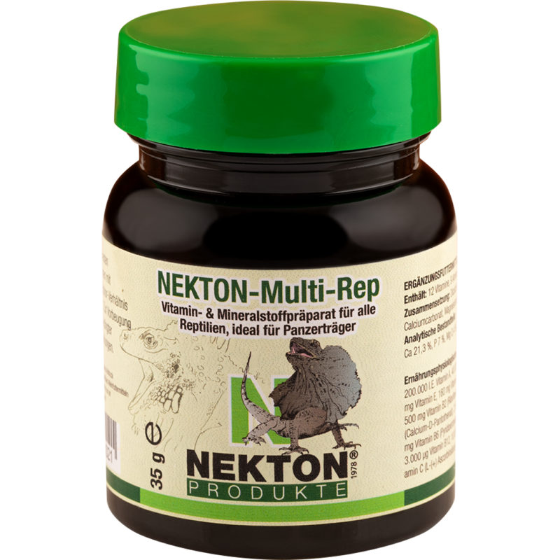 Nekton-Multi-Rep Préparation À Base De Vitamines Et De Minéraux Pour Tous Les Reptiles 35gr