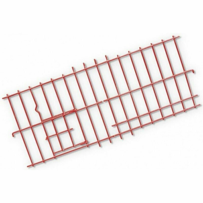 Porte En Métal Plastifiée Rouge