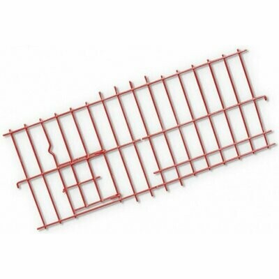 Porte En Métal Plastifiée Rouge