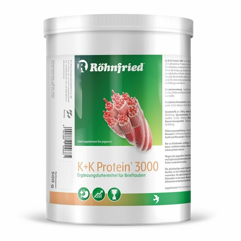 K+K Protéine 3000 500 g - Rohnfried K+K Protéine 3000 500 g - Rohnfried