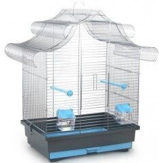Cage Pour Oiseaux Bruno Bleu 64 x 40 x 64 cm