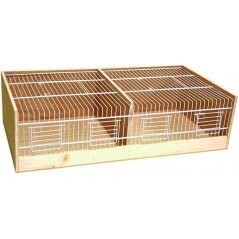 Cage De Transport Bois Type Domino 60cm