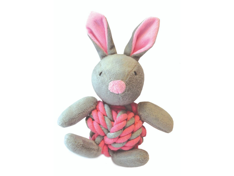 Jouet pour chat LITTLE RASCALS KNOTTIE BUNNY Rose