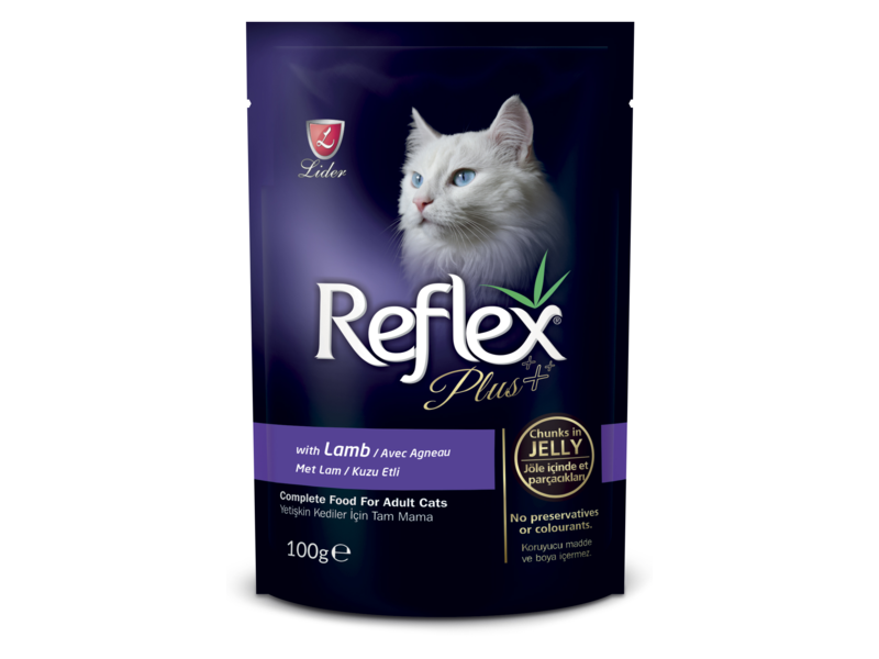 REFLEX PLUS CHAT ADULT BOEUF & GIBIER 100 GR