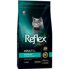 Chat Adult Stérilisé Poulet 1,5kg - Reflex Plus