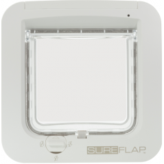 Grande Chatière À Puce Électrique  Blanche 31,7x27,2x31,7cm - Surflap