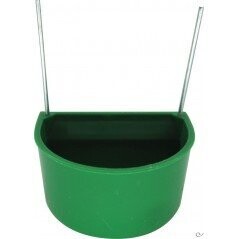 Mangeoire Verte Crochets 5.5x4x3.5 - Benelux