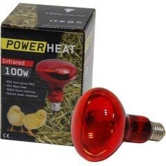 Ampoule Infrarouge R95 230V 100W Rouge - PowerHeat