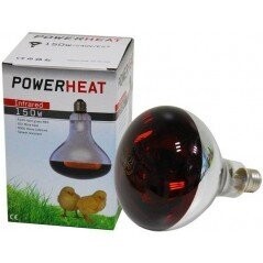 Ampoule Infrarouge R125 150W Rouge - Powerheat