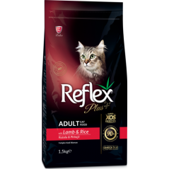 Chat Adult Agneau & Riz 1,5kg - Reflex Plus