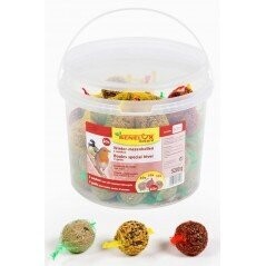 Seau De 60 Boules De Graisse - 3 Gouts - Benelux