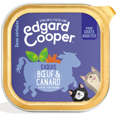 Barquette Adulte Bœuf Et Canard 85gr