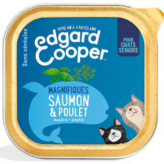 Barquette Senior Poulet Et Saumon 85gr