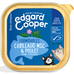 Barquette Adult Poulet Et Cabillaud MSC 85gr