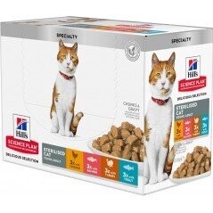 Science Plan Sterilised Chat Young Adult Cat Food 12x85gr