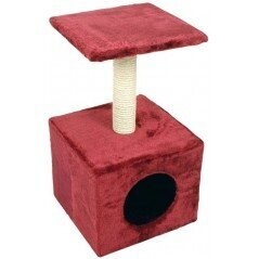 Grattoir Christa Bordeaux 31x31x57cm - Duvo+