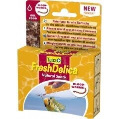 FreshDelica Blood-Worms Natural Snack 48gr - Tetra