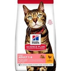 Science Plan Aliment Pour Chat Adulte Light Poulet 1,5kg - Hill's