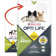 Adult Mini - Petits Chiens Adultes - Poulet 2.5kg - Opti Life