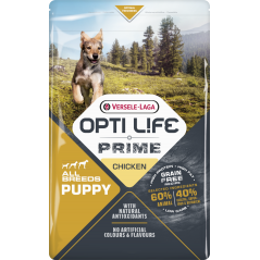Prime Puppy All Breeds Sans Céréales Au Poulet 2,5kg - Opti Life
