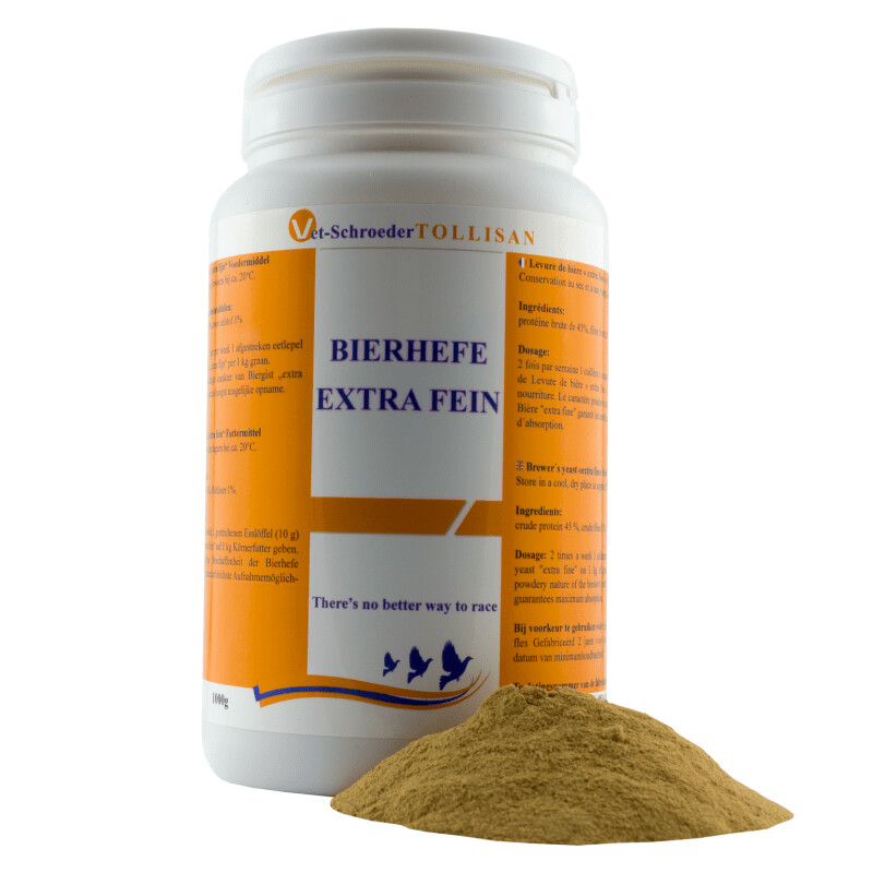 Levure de Bière extra fine 1kg - Tollisan Schroeder