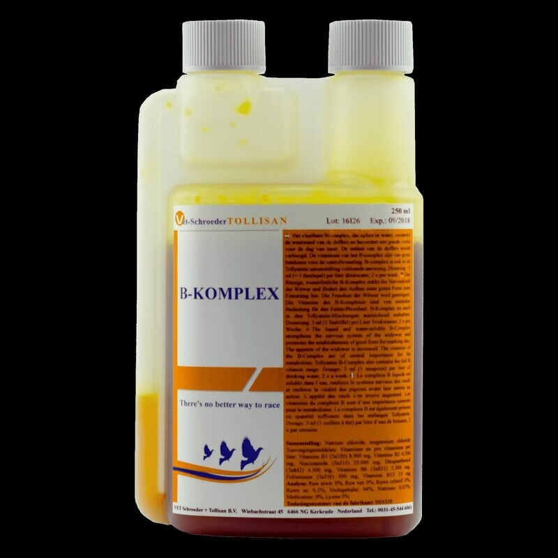 B-Komplex 250ml - Tollisan Schroeder B-Komplex 250ml - Tollisan Schroeder