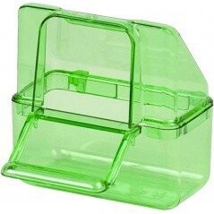 Mangeoire Cage Italienne Verte 7x4x8cm - 2GR