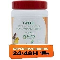 T-PLUS, Poudre Hydrosoluble Pour Le Traitement Des Troubles Respiratoires 100gr